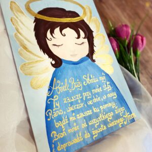 Obraz ANIOŁ STRÓŻ Z Modlitwą