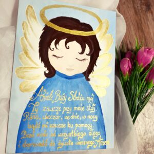Obraz ANIOŁ STRÓŻ Z Modlitwą