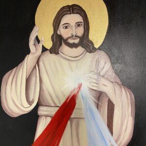 JEZUS MIŁOSIERNY obraz na płótnie