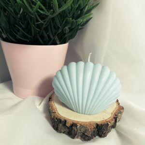 Świeca MUSZLA Błękit