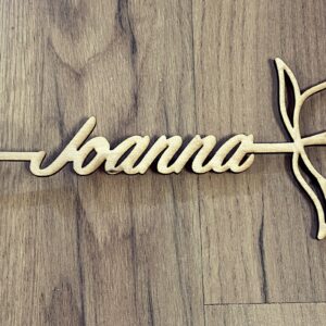 Personalizowana róża drewniana