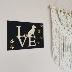 Tabliczka LOVE DOG