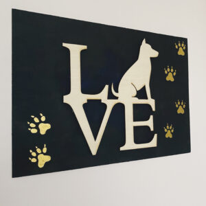Tabliczka LOVE DOG