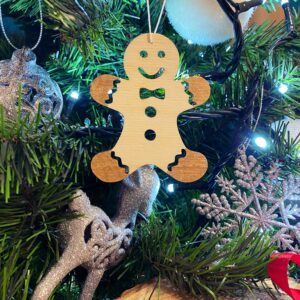 Drewniany Ciastek na Choinkę