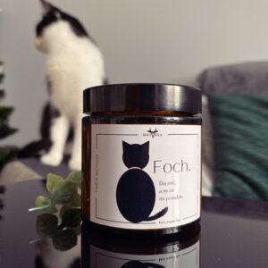 Foch. – Naturalna świeca sojowa zapachowa 120ml – Kocie Humorki