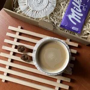 Makrama okrągła Podkładka pod kubek