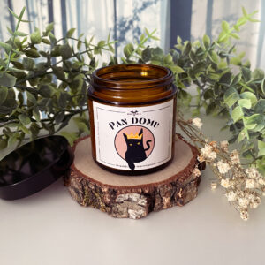 Pan domu – Naturalna świeca sojowa zapachowa 120ml – Kocie Humorki