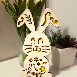 Drewniany Zając Wielkanocny