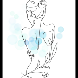 Plakat Woman I Line Art