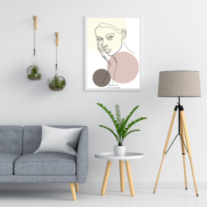 Plakat Woman III Line Art wizualizacja