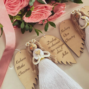 Anioły Podziękowanie dla Chrzestnej - Sklep Biały Kruk - Podziękowanie na Chrzest