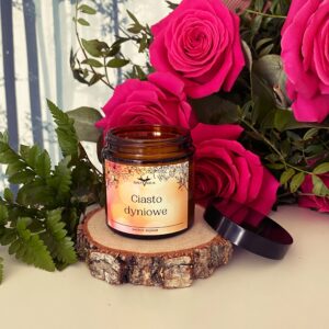 Ciasto Dyniowe – Naturalna świeca sojowa zapachowa 120ml - Sklep Biały Kruk