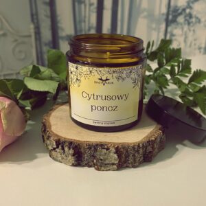 Cytrusowy poncz – świeca sojowa 120ml