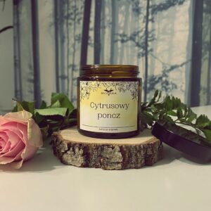 Cytrusowy poncz – świeca sojowa 120ml