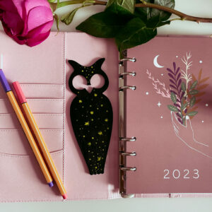 Drewniana Zakładka do książek Nocna Sowa