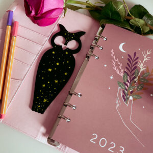 Drewniana Zakładka do książek Nocna Sowa