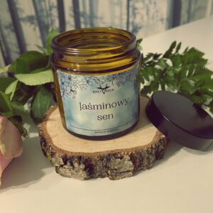 Jaśminowy sen – świeca sojowa 120ml