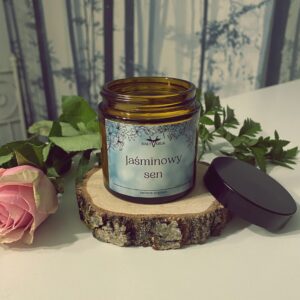 Jaśminowy sen – świeca sojowa 120ml