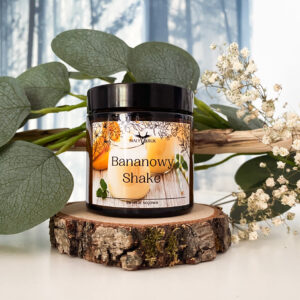 Bananowy Shake – Naturalna Świeca Sojowa 120ml