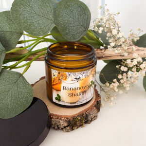 Bananowy Shake – Naturalna Świeca Sojowa 120ml