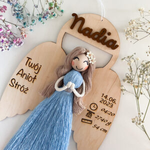 Anioł Stróż Metryczka Dziecka