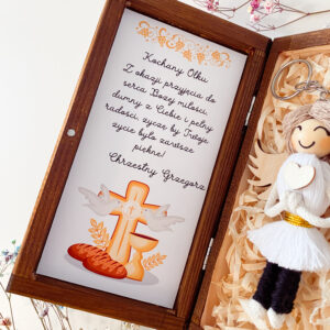 Pamiątka Pierwszej Komunii Świętej dla chłopca